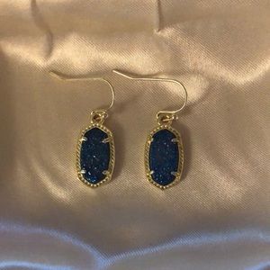Kendra Scott Navy Blue Earrings